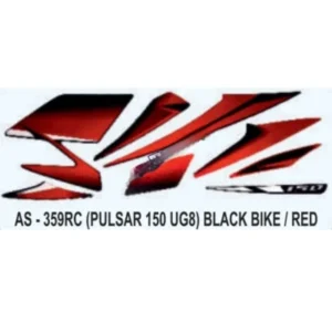 Red Sticker Set For Bajaj Pulsar 150