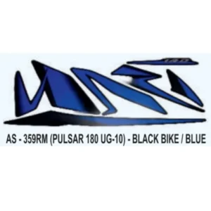 Blue Sticker Set For Bajaj Pulsar 180 product image