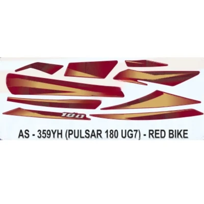 Graphics Sticker Set For Bajaj Pulsar 180 Ug7 product image
