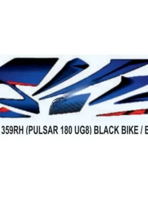 Blue Graphics Sticker Set For Bajaj Pulsar 180 product image