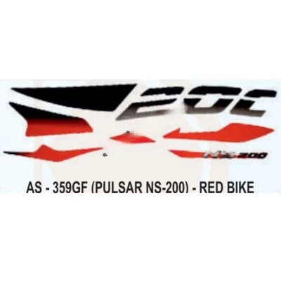 Graphics Sticker Set For Bajaj Pulsar Ns 200 product image