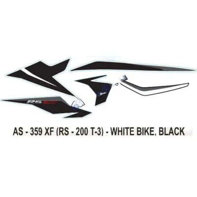 Graphics Sticker Set For Bajaj Pulsar Rs 200 product image