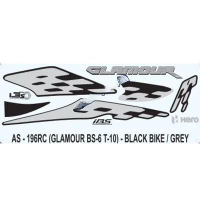 Sticker Set For Hero Glamour I3s Bs6
