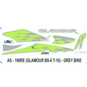 Green Sticker Set For Hero Glamour Bs6