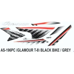 Grey Sticker Set For Hero Glamour I3s