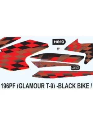 graphics-sticker-set-for-hero-glamour-i3s-type-9-black-vehicle-red-400x400 Sticker Set For Hero Glamour I3s