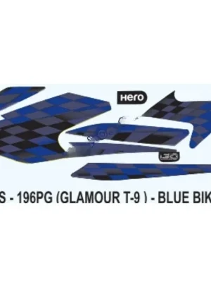 graphics-sticker-set-for-hero-glamour-i3s-type-9-blue-vehicle-both-sides-400x400 Sticker Set For Hero Glamour