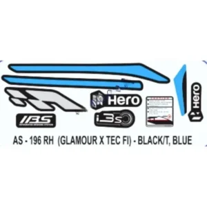 Graphics Sticker Set For Hero Glamour I3s