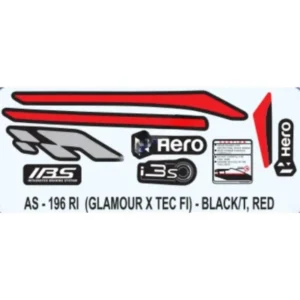 Graphics Sticker Set For Hero Glamour I3s