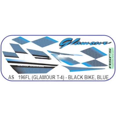 Blue Sticker Set For Hero Glamour
