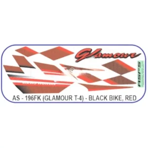 Red Sticker Set For Hero Glamour