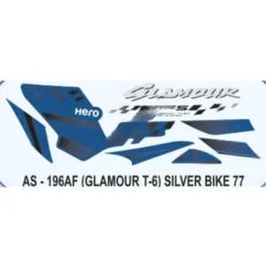 Blue Sticker Set For Hero Glamour