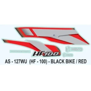 Red Sticker Set For Hero Hf 100