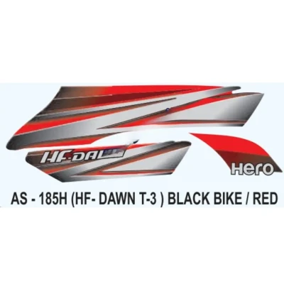 Red Sticker Set For Hero Hf Dawn