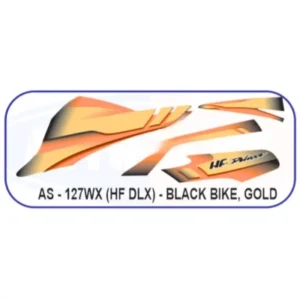 Golden Sticker Set For Hero Hf Deluxe