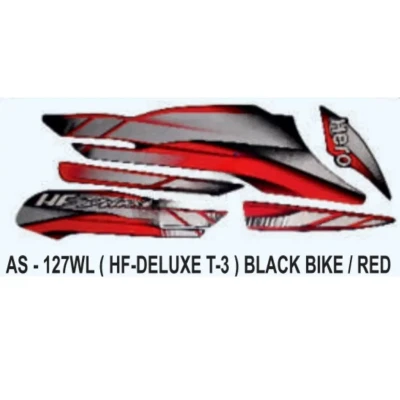 Red Sticker Set For Hero Hf Deluxe