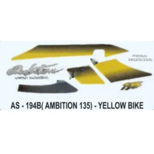 Sticker Set For Hero Honda Ambition