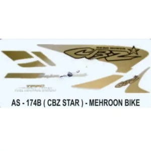 Graphics Sticker Set For Hero Honda Cbz Star
