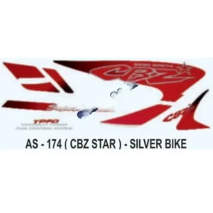 Graphics Sticker Set For Hero Honda Cbz Star