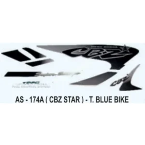 Graphics Sticker Set For Hero Honda Cbz Star