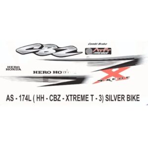 Graphics Sticker Set For Hero Honda Cbz Xtreme