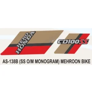 Sticker Set For Hero Honda Cd 100