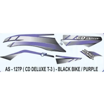 Graphics Sticker Set For Hero Honda Cd Deluxe