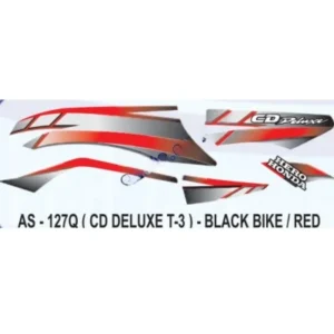 Graphics Sticker Set For Hero Honda Cd Deluxe