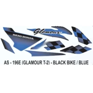 Sticker Set For Hero Honda Glamour