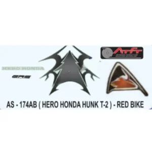 Graphics Sticker Set For Hero Honda Hunk