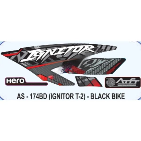 Graphics Sticker Set For Hero Honda Ignitor