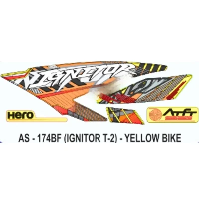 Graphics Sticker Set For Hero Honda Ignitor