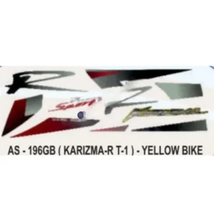 Sticker Set For Yellow Hero Honda Karizma R