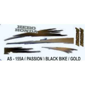 Golden Sticker For Hero Honda Passion