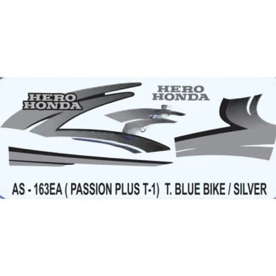 Graphics Sticker Set For Hero Honda Passion Plus