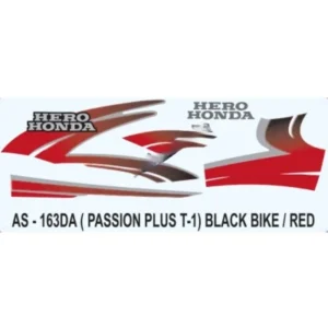 Graphics Sticker Set For Hero Honda Passion Plus