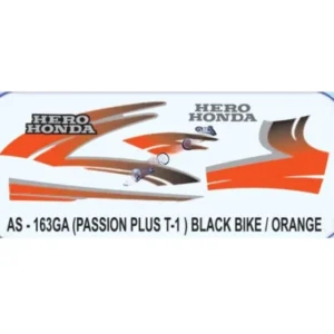 Graphics Sticker Set For Hero Honda Passion Plus