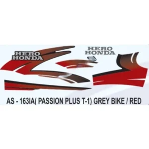 Graphics Sticker Set For Hero Honda Passion Plus