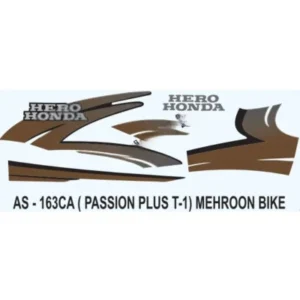 Graphics Sticker Set For Hero Honda Passion Plus