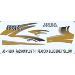 Graphics Sticker Set For Hero Honda Passion Plus