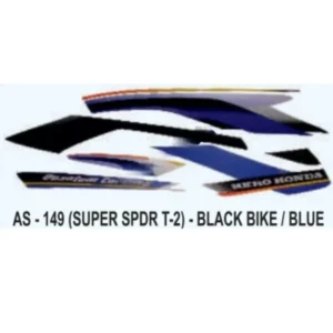 Graphics Sticker Set For Hero Honda Super Splendor