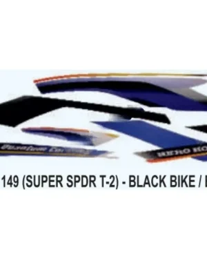 Graphics Sticker Set For Hero Honda Super Splendor
