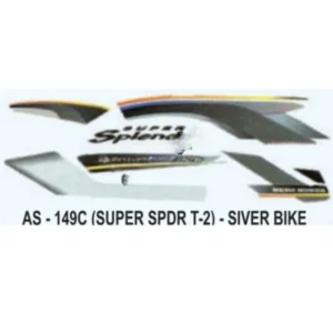 Graphics Sticker Set For Hero Honda Super Splendor