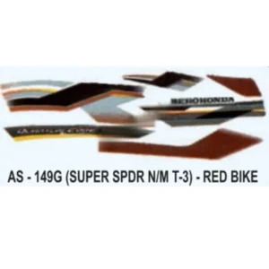 Sticker Set For Hero Honda Super Splendor