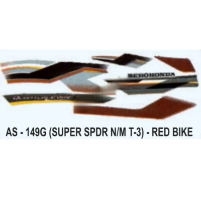 Sticker Set For Hero Honda Super Splendor