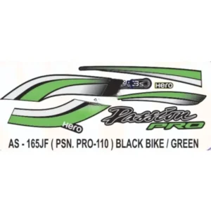 Green Sticker Set For Hero Passion Pro 110 I3s