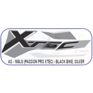Silver Sticker Set For Hero Passion Pro