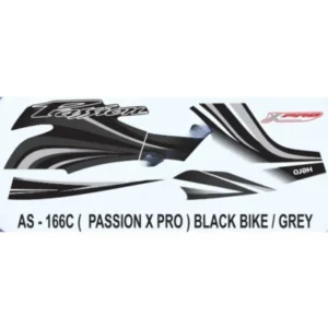 Grey Sticker Set For Hero Passion X Pro