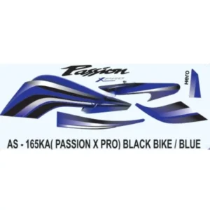 Blue Sticker Set For Hero Passion X Pro