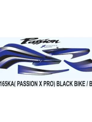 Blue Sticker Set For Hero Passion X Pro